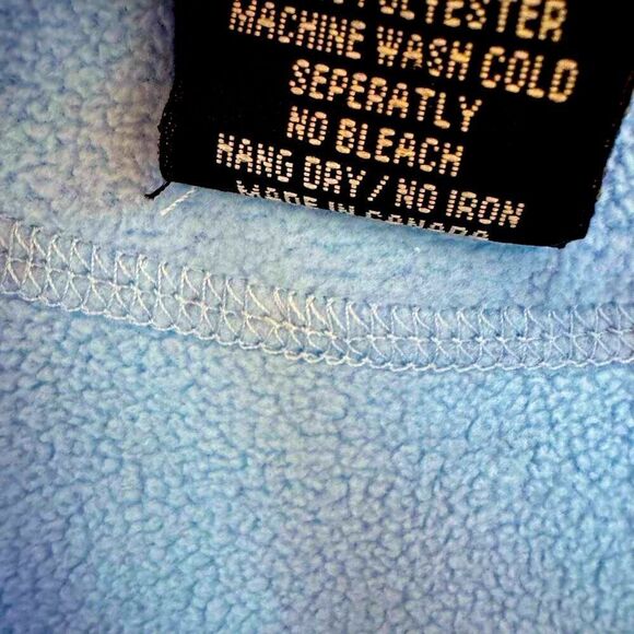 Kühl Microchamois Fleece Zip Jacket in Light Blue Stripe Ribbing S - Picture 5 of 12